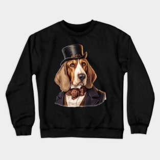 Sir Basset Hound Crewneck Sweatshirt